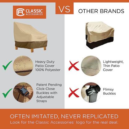 Classic Accessories Veranda Water-Resistant BBQ Grill Cover for 98 Inch Island with Left or Right Grill Head