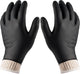 BBQ Gloves 4 Cotton Glove Liners and 100 Disposable Gloves Washable Cotton Liners Powder Latex Free Nitrile Gloves