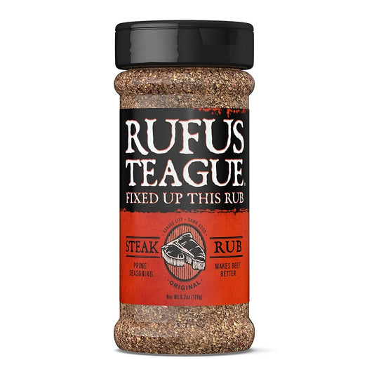 Rufus Teague - Steak Rub - Premium BBQ Rub - 6.2Oz Bottle