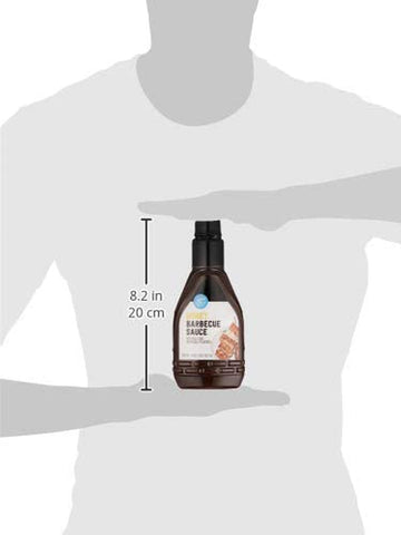 Image of Amazon Brand - Happy Belly Honey BBQ Sauce, Brown, 18 Oz, 1.12 Pound (Pack of 1)