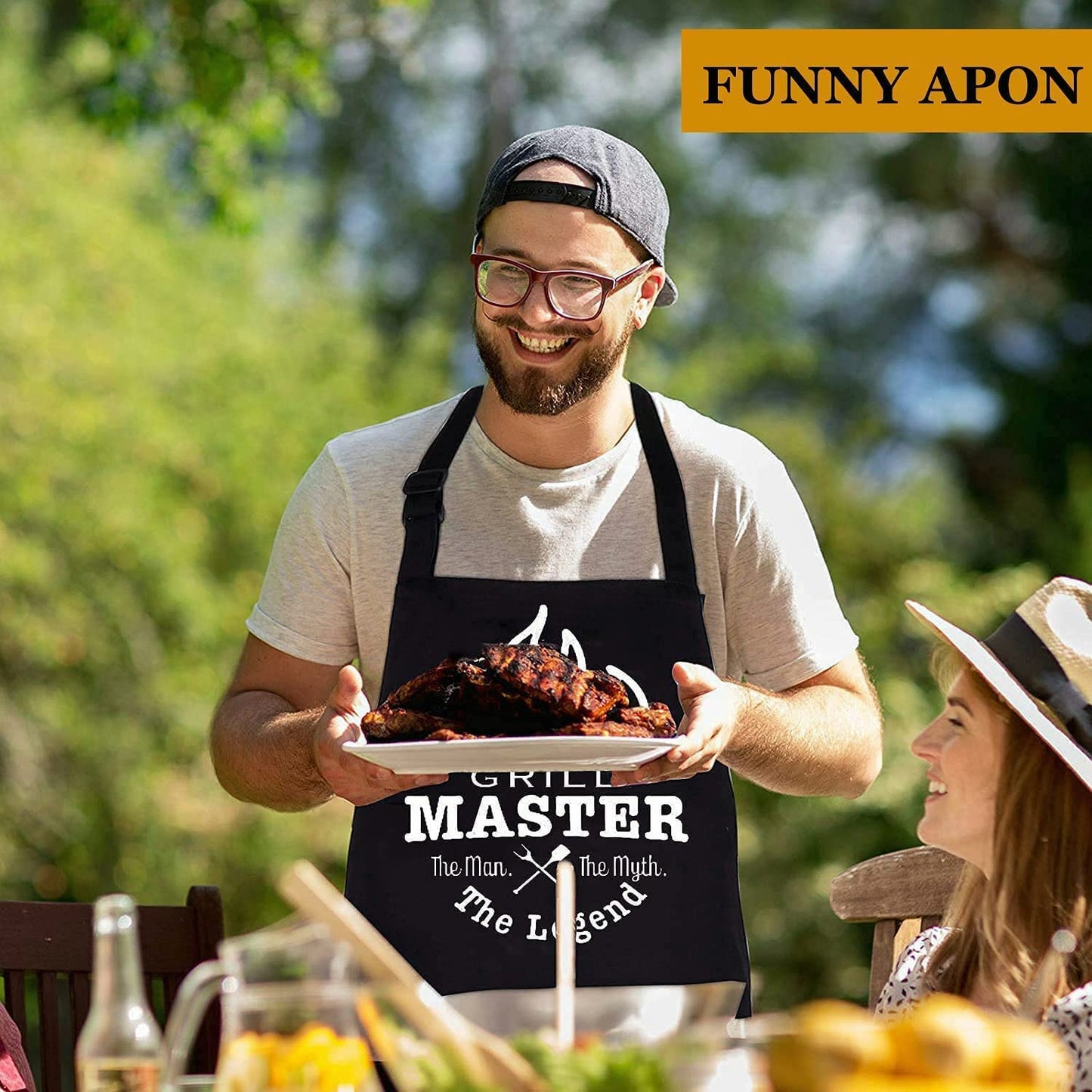 Grill Utensils Set,Bbq Grilling Accessories, Grill Set Gifts for Men Grill Tools, Barbeque with Apron, Stainless Steel Grill Kit Set Gifts for Men or Dad,Outdoor Camping Best Gifts (Style 2)