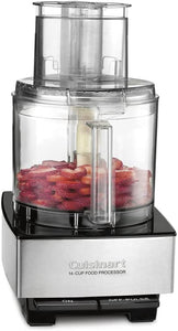 Food Processor 14-Cup Vegetable Chopper for Mincing, Dicing, Shredding, Puree & Kneading Dough, Stainless Steel, DFP-14BCNY