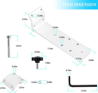 58182 Grill Rail Mount Bracket for Any Kuuma-Style BBQ Grill Replacement for Kuuma 58182 Show N' Go Grill Rail Mount