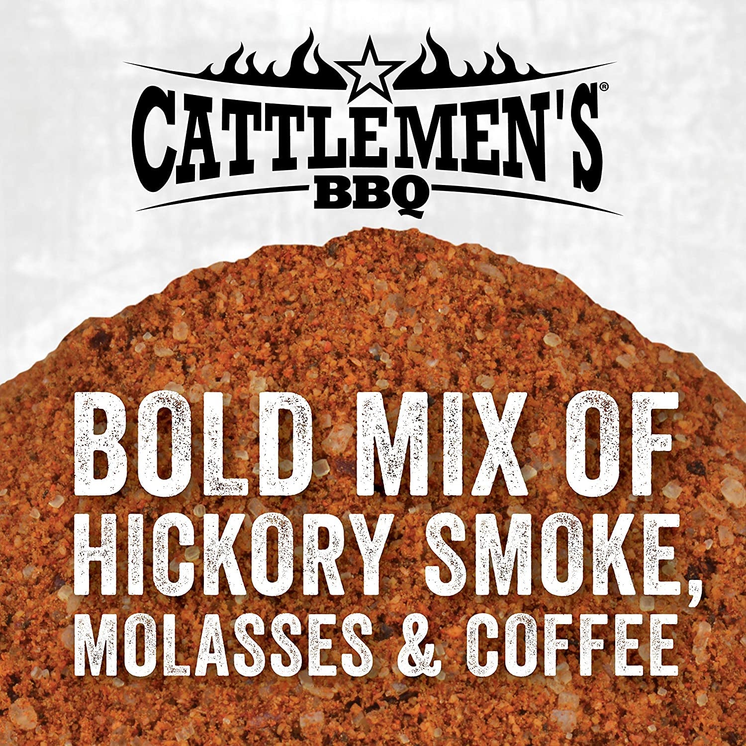 Cattlemen'S Cowboy Rub, 27.25 Oz - One 27.25 Ounce Container of Cowboy BBQ Rub with Hickory Smoke, Molasses and Coffee Flavor, Perfect for Brisket, Chicken or Beef