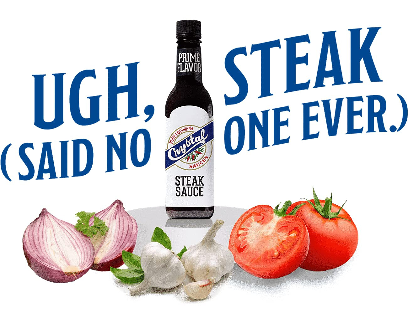 Crystal Louisiana'S Steak Sauce, 10 Ounce, Compliments Steak, Chicken, Pork, Grilled, Baked or Fried, Zesty & Smoky