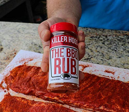 Killer Hogs the BBQ Rub | Championship Grill Seasoning for Beef, Steak, Burgers, Pork, and Chicken | 11 Ounces