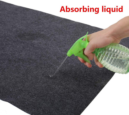 Gas Grill Mat，Premium BBQ Mat and Grill Protective Mat—Protects Decks and Patios from Grease Splashes,Absorbent Material-Contains Grill Splatter，Anti-Slip and Waterproof Backing，Washable (36" X 36")