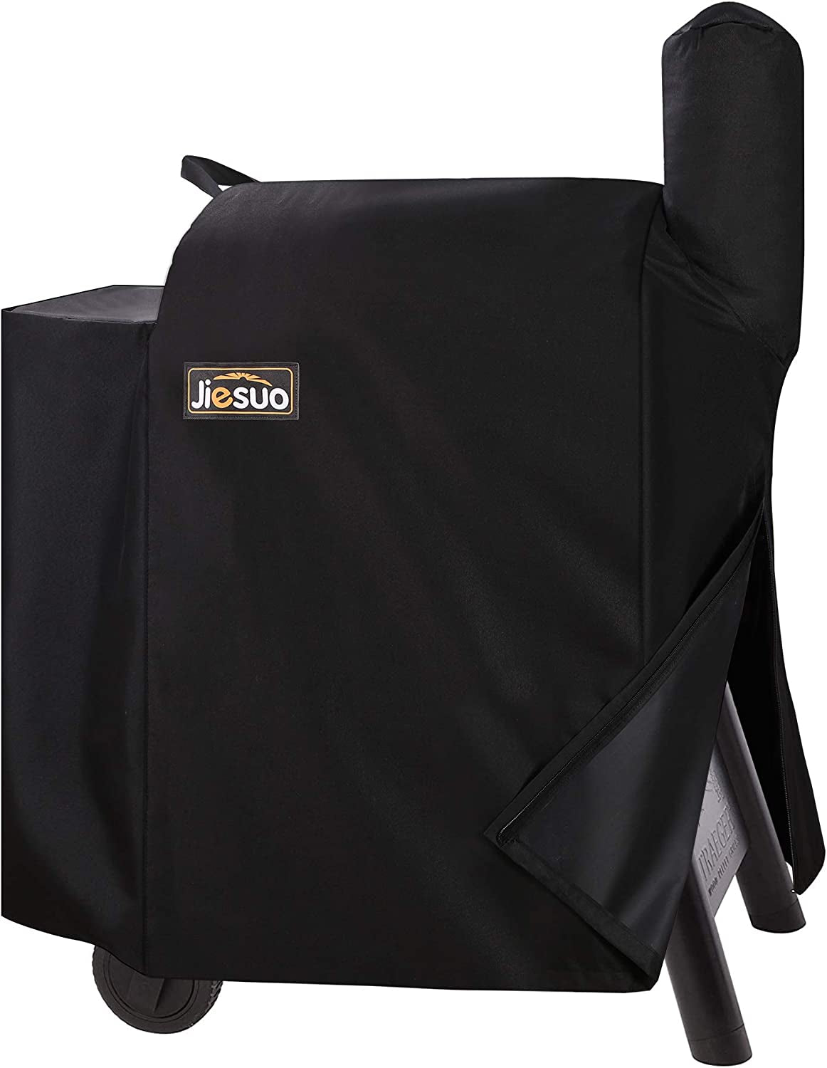 Grill Cover for Traeger 22 & Pro 575 Series Grills, Heavy Duty Waterproof Wood Pellet Grill Cover, Special Zipper Design