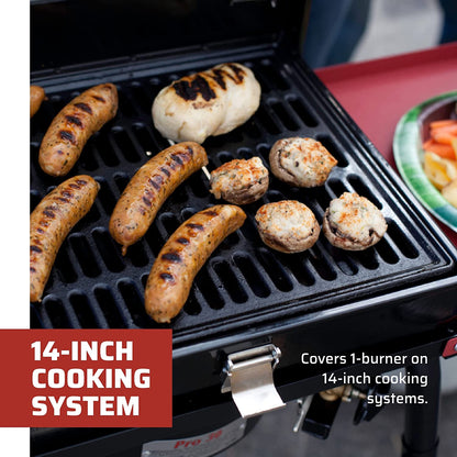 Camp Chef Deluxe BBQ Grill Box, Single Burner Accessory, Cooking Dimensions: 14 In. X 16 In