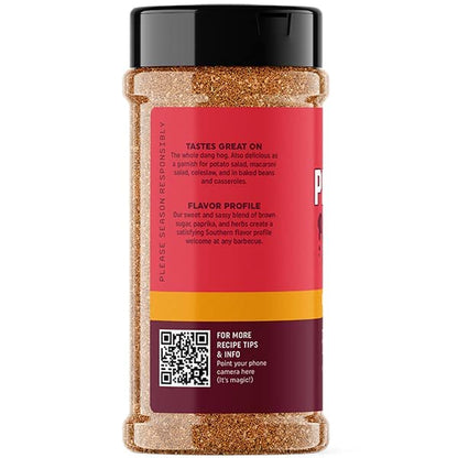 Fire & Smoke Society Sweet Preacher Pork Rub | BBQ Seasoning for Smoking and Grilling Meat | Pulled Pork Ribs Chops, Poultry, Chicken, Beef, Dry BBQ Rubs and Spices | Brown Sugar, Red Spices & Herbs | 11.9 Oz (2-Pack)