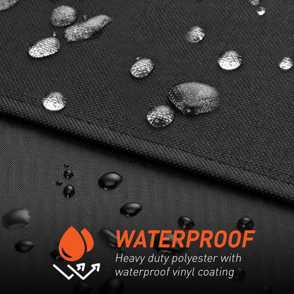 Pellet Grill Cover Compatible for Traeger 22, Lil Tex, Z Grill 550, Heavy Duty Waterproof Outdoor Full Length Smoker Cover, Fade Resistant Wood Pellet Grill Cover