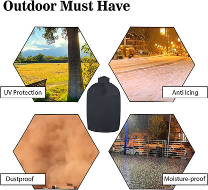 29 in Grill Full Cover for Large Big Green Egg,Kamado Classic Joe Ceramic Grill,29 Inch Dia Waterproof Outdoor Grill Cover Smoker Accessories Long Enough to Cover Wheel