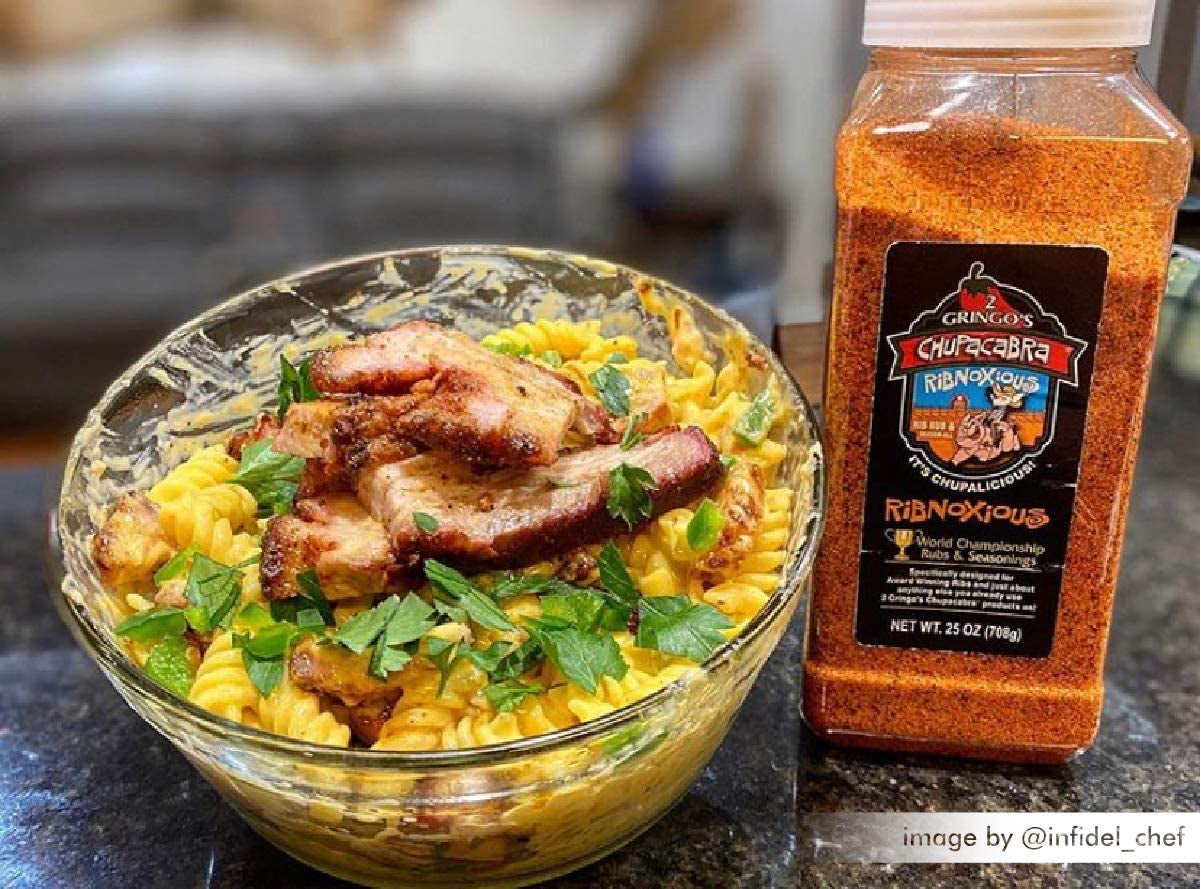 2 Gringos Chupacabra Ribnoxious Rib Rub, 25 Ounces