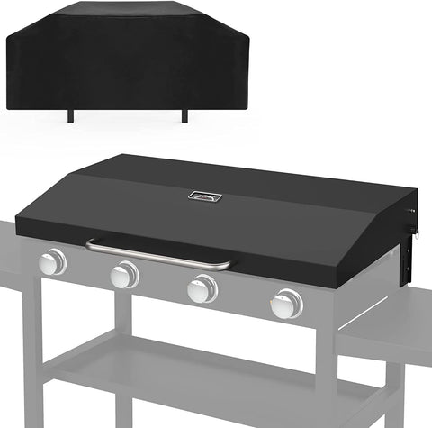 Image of Griddle Lid for Blackstone 36 Inch Griddle, Outdoor Hinged Lid Griddle Hard Cover Hood with Handle for 36" Blackstone Flat Top Griddle Station 1554, 2149 Blackstone Griddle Accessories