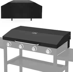 Griddle Lid for Blackstone 36 Inch Griddle, Outdoor Hinged Lid Griddle Hard Cover Hood with Handle for 36" Blackstone Flat Top Griddle Station 1554, 2149 Blackstone Griddle Accessories