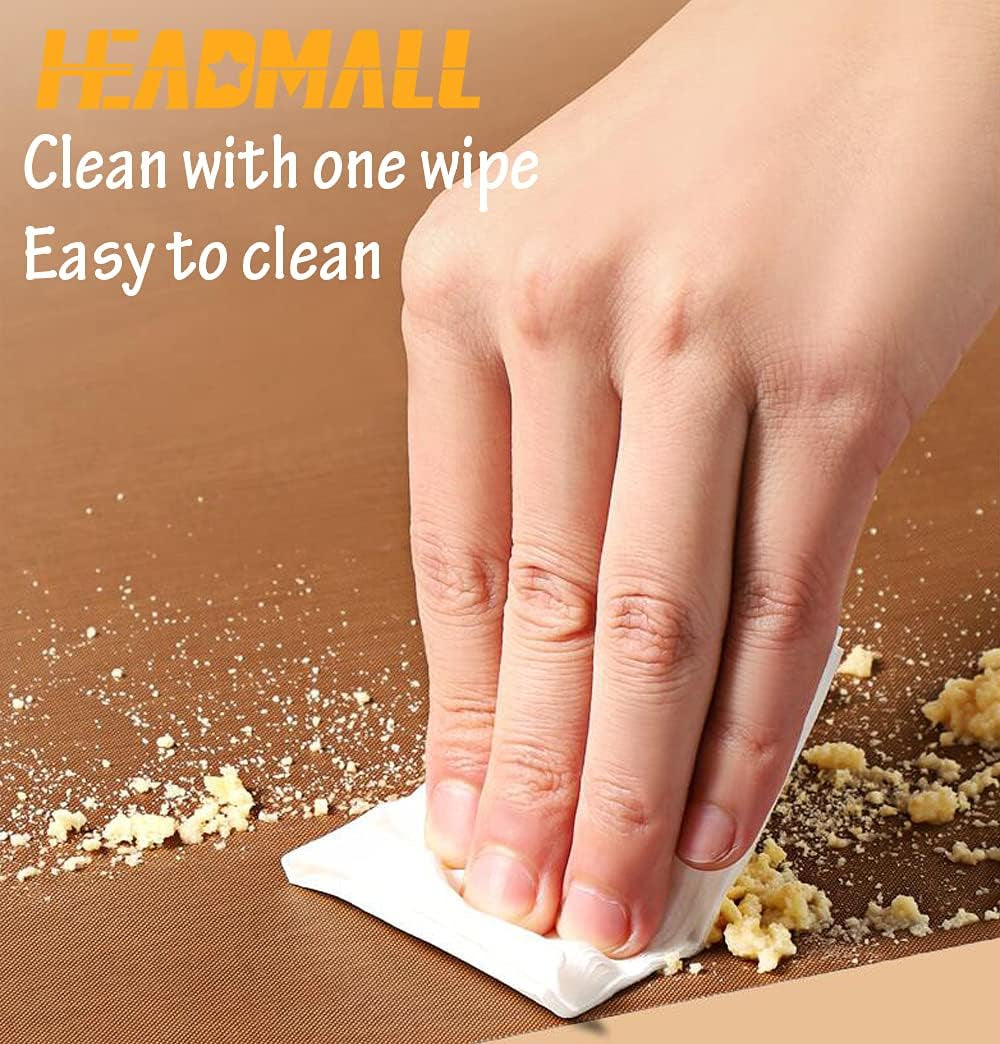 Copper Grill Mats Set of 5, Grill Mats Non Stick, BBQ Grill Mat & Baking -Reusable and Easy to Clean-Bbq Mats for Electric Gas Charcoal Grill