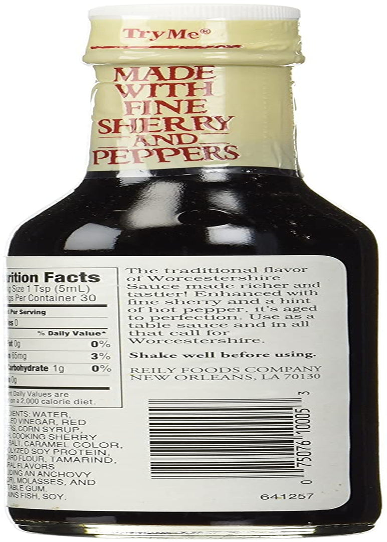 Try Me Wine & Pepper Worcestershire Sauce 5Oz (Pack of 6)