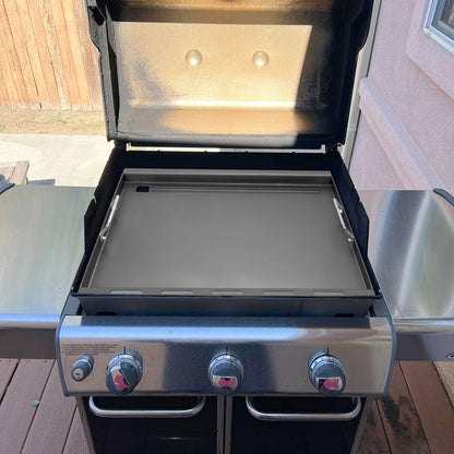 Full-Size Griddle Inserts for Weber Genesis 300 Gas Grill, Griddle for Weber Genesis 300 Series E-310 E-320 E-330 S-310 S-320 S-330 EP-310 EP-320 EP-330 CEP-310 CEP-330 Replace for Weber 7524 Grate*2
