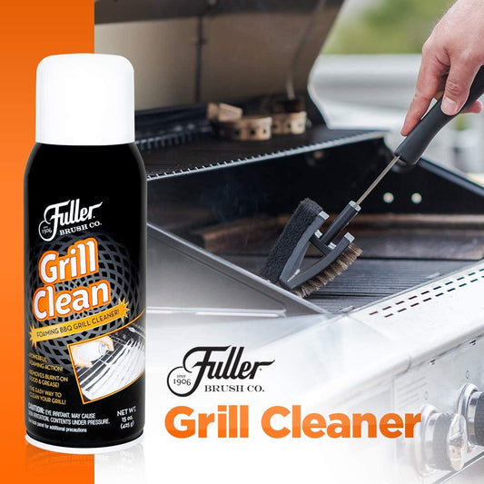 Grill Cleaner - Heavy Duty Foaming Spray for Cleaning Oven, Grilling Griddle & Iron Plate - Safe & Easy Grease Remover for Clean BBQ Racks & Grills