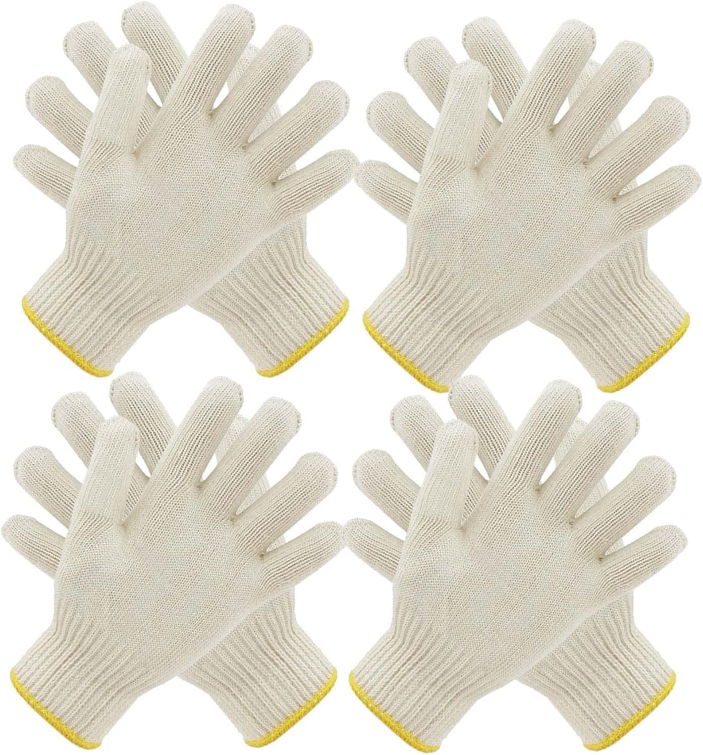 4 Pairs Oven Gloves with Fingers,Heat Resistant Gloves for Cooking,Grill Gloves,Bbq Gloves,Heat Resistant Gloves for Sublimation for Men/Women
