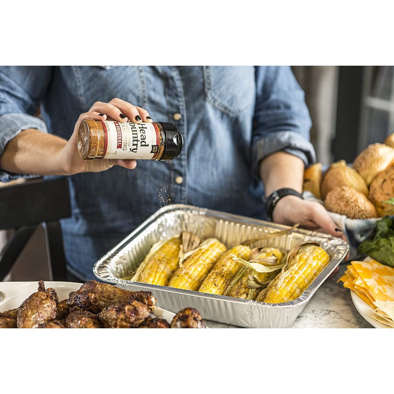 Head Country Bar-B-Q Championship Seasoning, Original | Gluten Free, MSG Free Barbecue Seasoning | Bold & Herbal Dry Spice Rub to Boost the Flavor of All Your BBQ Favorites | 12 Ounce, Pack of 1