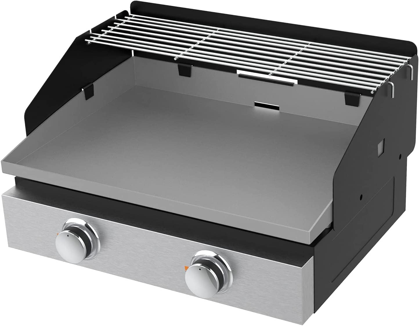 22 Inch Griddle Wind Guard/Wind Screen and Griddle Warming Rack for Blackstone 22 Inch Griddle, Griddle Accessories Kit for Blackstone (For 22")