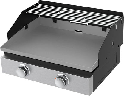 22 Inch Griddle Wind Guard/Wind Screen and Griddle Warming Rack for Blackstone 22 Inch Griddle, Griddle Accessories Kit for Blackstone (For 22")