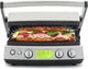 Elite 7-In-1 Multi-Function Contact Grill & Griddle, Healthy Ceramic Nonstick Aluminum, Two Sets of Grill & Waffle Plates, Adjustable Shade & Shear, Closed Press/Open Flat Surface,Cream White
