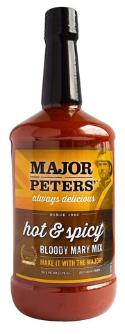 Image of Major Peters' Hot and Spicy Bloody Mary Mix, 59.2 Ounce (1.75 Liter)