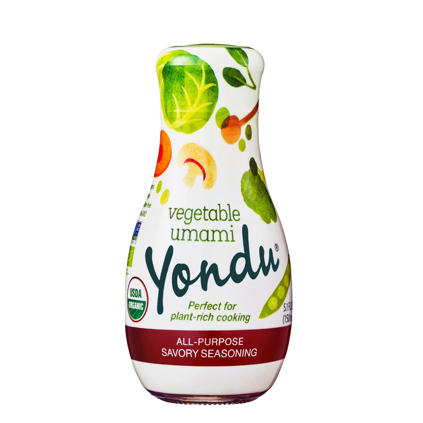 Yondu Vegetable Umami - Premium Umami Seasoning Sauce - Vegan - Organic - Gluten Free - Nongmo - No Added MSG - Great for Soups, Stir-Fries & Sauces (5.1 Fl Oz (Pack of 1))