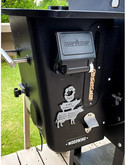 BBQ Gift Men Grilling Party for Husband,Meat Temperature Guide,Meat Smoking Guide,Bbq Decor Smoking Meat Accessories Refrigerator Fridge Magnet