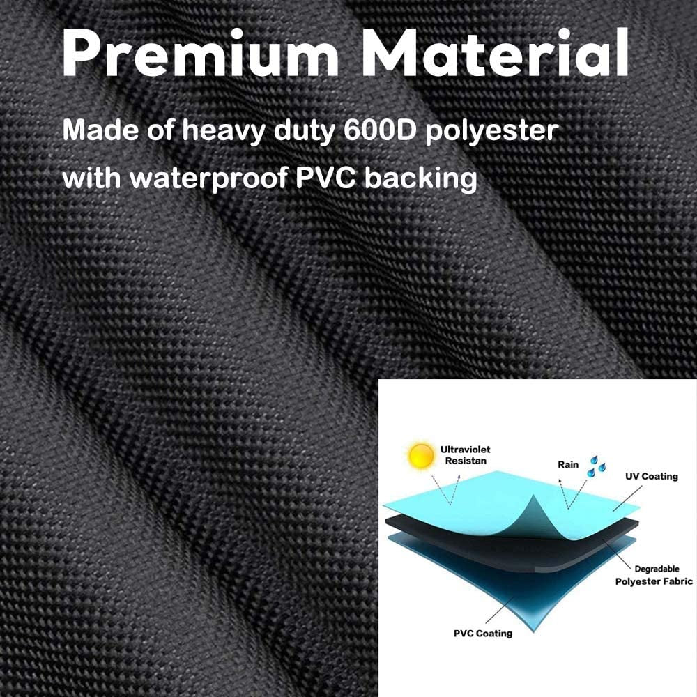 Grill Cover for Pit Boss 820 Deluxe, 820 Pro, 850 Pro Series Wood Smoker Pellet Grills Accessories, Cover for Pit Boss 820D, 820FB, 820PB, 820SP, 820SC, Heavy Duty Fabric Barbecue Grill Cover