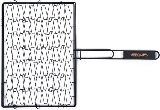 BBQGUYS Signature Non-Stick Flexible Grilling Basket - BBQ-FGB