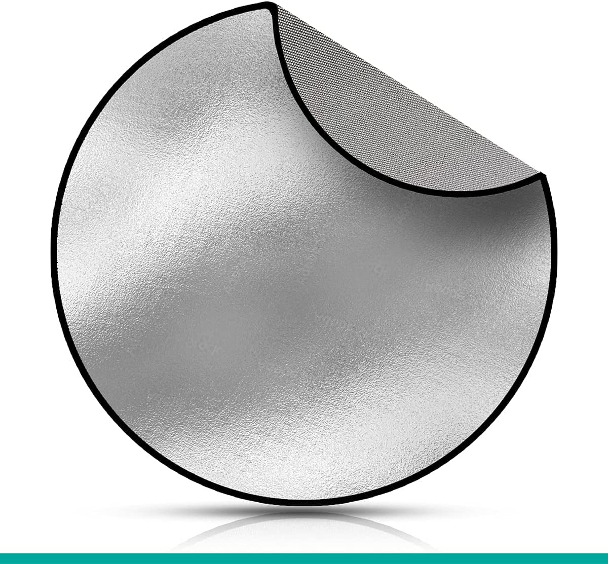 Fire Pit Mat - round Fireproof Mat for under Fire Pit - Easy to Clean Heat Resistant under Grill Mats for Outdoor Grill - Heat Shield Rug Great as a Grill Mat, Smoker Pad, on Patio (24 In)