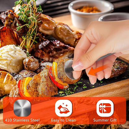 Amestar 12 Pack Kabob Skewers BBQ Barbecue Skewers Stainless Steel Sticks 13.7 Inch Heavy Duty Large Wide Reusable with Slider Ideal for Shish Kebab Chicken Shrimp and Vegetables