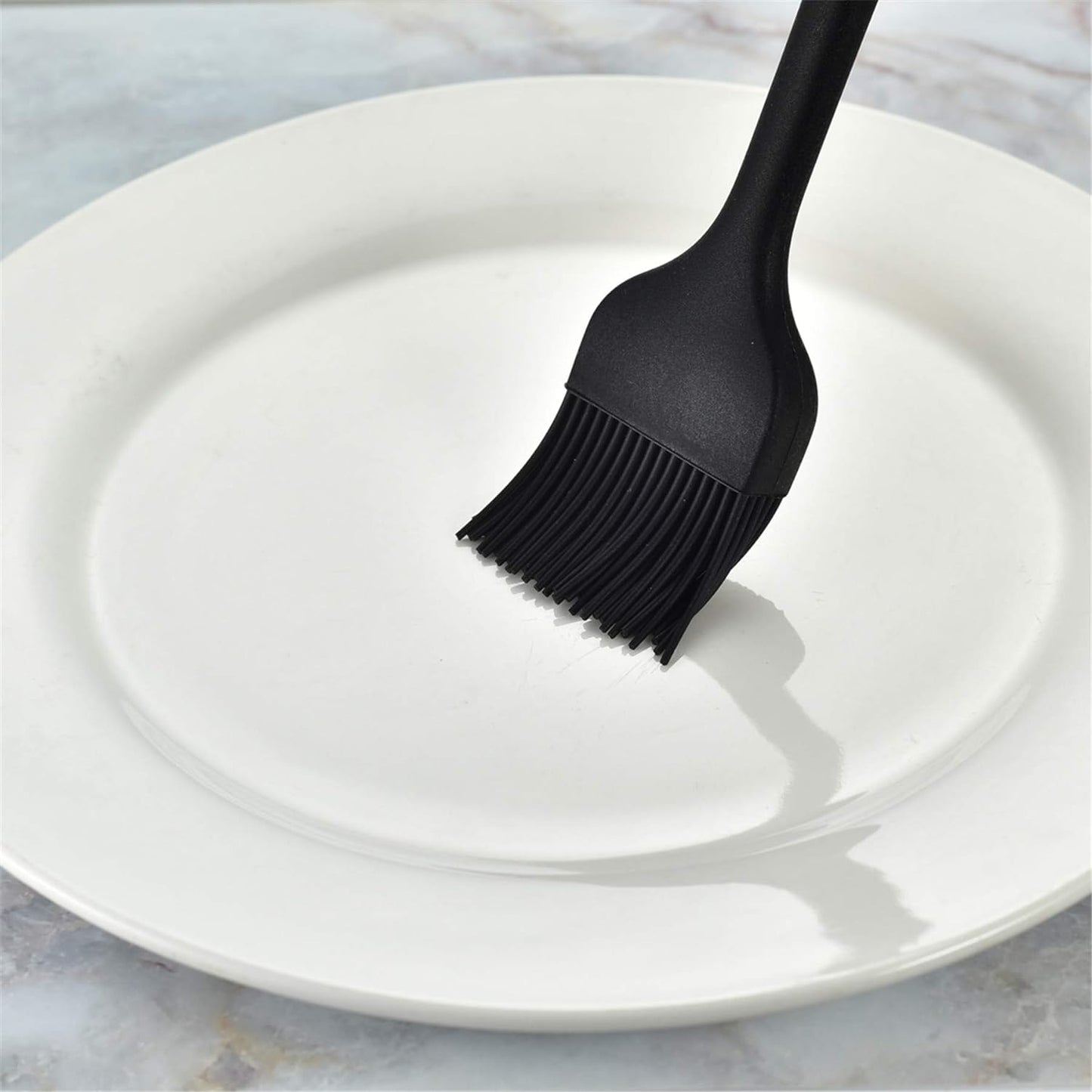 2 in 1 Silicone Basting Brush Spatula, Food Grade Spread Oil Brush, Heat Resistant BBQ Brush Pastry Spatula for Baking