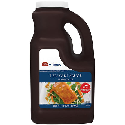 Minor'S Teriyaki and Stir Fry Sauce, BBQ Sauce and Marinade, 4 Lb 9.6 Oz Bulk Bottle (Packaging May Vary)