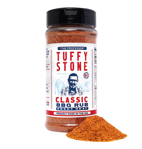 Image of Tuffy Stone Classic BBQ Rub | 6X World Barbecue Grand Champion | Savory Rib Rub | Brisket Rub | Smoky BBQ Seasoning | 10 Oz Shaker