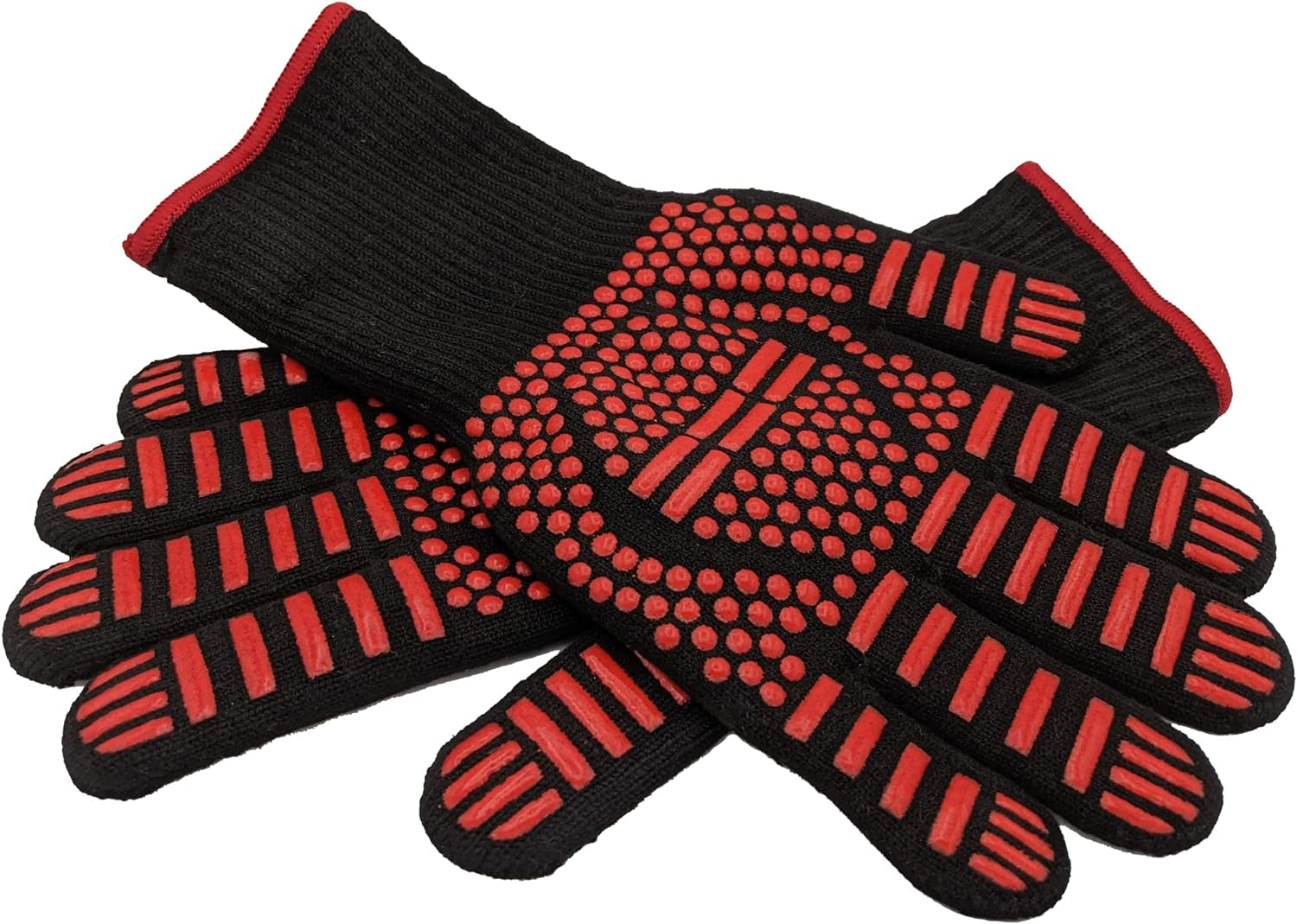 BBQ Smoker Grill Professional Meat Injector Syringe Kit for Smoking with Case, Heat Resistant Non Slip Gloves and Silicone Mop Brush for Turkey Marinade Injection