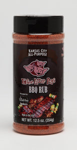 Three Little Pigs Kansas City All Purpose BBQ Rub - 12.25 Oz