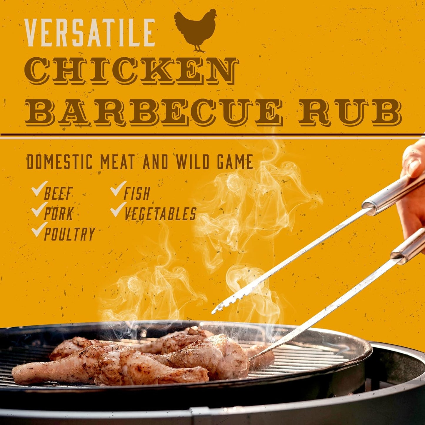 Chick Magnet Rotisserie Chicken Seasoning Rub for Cooking, Smoking, and Grilling, Gluten-Free, Low Sodium, Keto-Friendly Chicken Seasoning Spice Blend, 1.5 Pounds - Dennymike’S