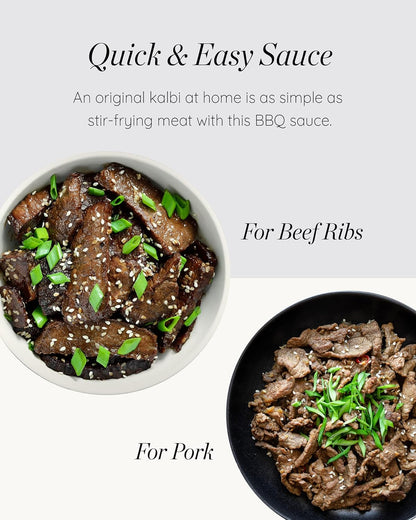 Sempio Korean Kalbi Marinade Sauce (17.63Oz, 500G), Korean BBQ Sauce,