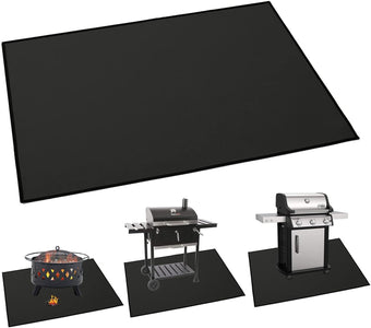 under Grill Mat, 40 X 65 in Fire Pit Mats Protects Decks and Patios, Fireproof Grill Pad for Outdoor Grill, Durable and Portable