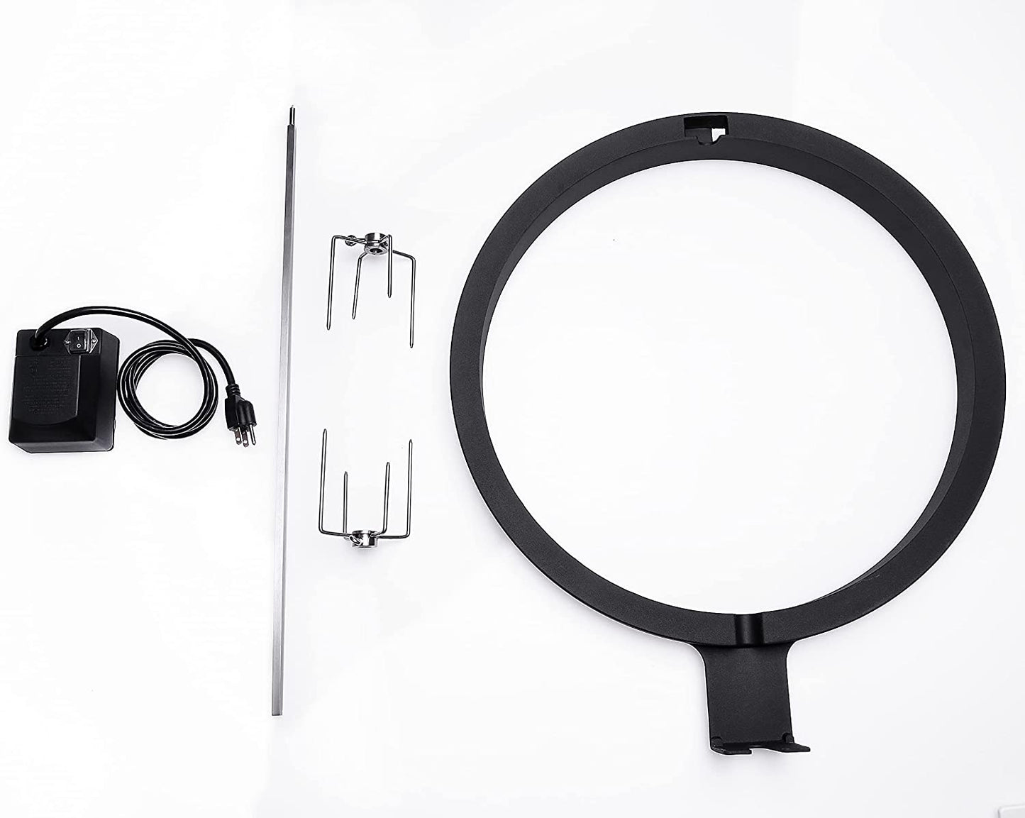 KJ-TISSERIENA Joetisserie Rotisserie Grill Accessory for Classic Joe Grills,Black