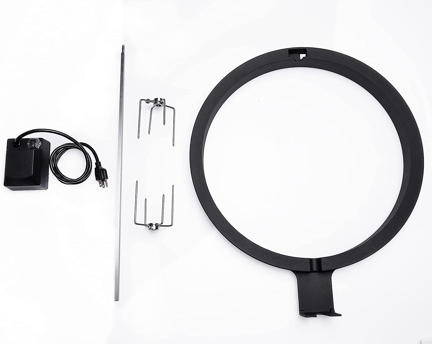 KJ-TISSERIENA Joetisserie Rotisserie Grill Accessory for Classic Joe Grills,Black