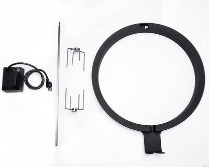 KJ-TISSERIENA Joetisserie Rotisserie Grill Accessory for Classic Joe Grills,Black