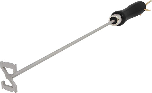 Western Z Branding Iron for Steak, Buns, Wood & Leather | Includes Redwood Plank & Wood Steak Plate