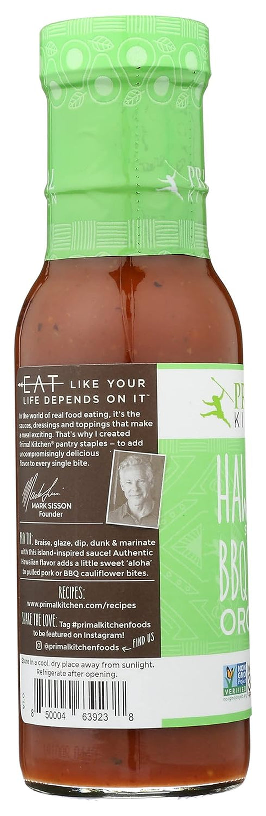 Primal Kitchen Organic Hawaiian Style BBQ Sauce, 8.5 OZ