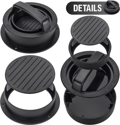 TOUWMX 3-In-1 Stuffed Burger Press, Hamburger Press, Hamburger Press Patty Maker for Stuffed Burgers, Beef Veggie Burger, Sliders, Burger Patty Mold with 100PCS Patty Wax Paper
