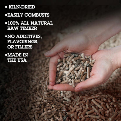 Products Wood Pellets - (Mesquite, 20 Lb Bag) - All Natural Premium Grilling Barbeque Wood Pellets - Premium Hand Crafted Pellot Smokers, and Pellet Grills - Easy Combustion for Smokey Flavor